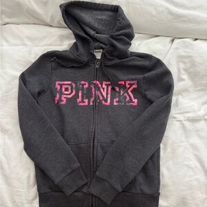 PINK Victoria’s Secret Charcoal Gray Hoodie